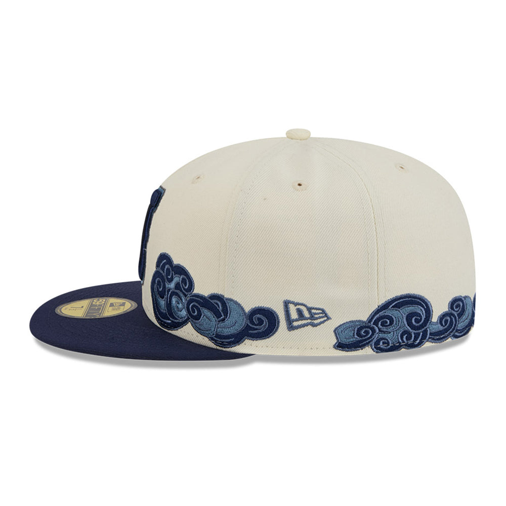 World Baseball Classic Japan White Blue 59FIFTY Fitted Cap
