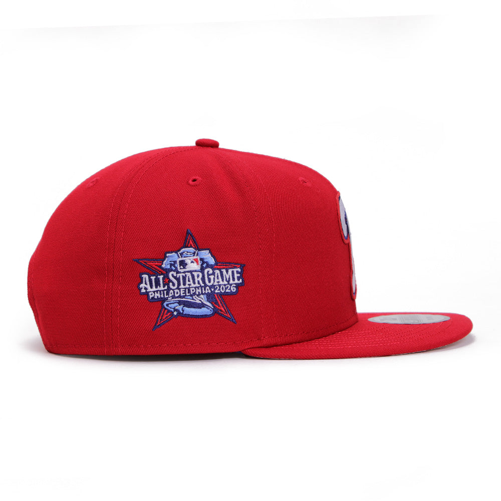 New Era Philadelphia Phillies All Star 2026 Red 9FIFTY Snapback Cap
