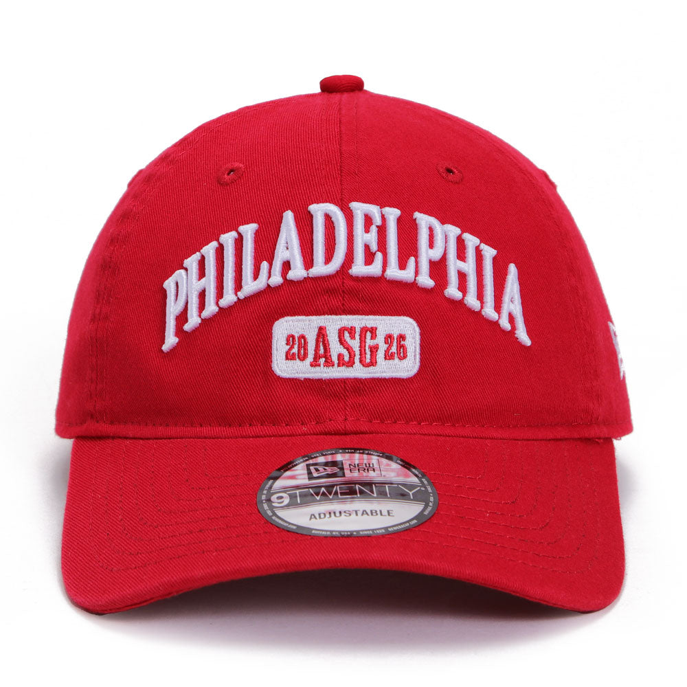 New Era Philadelphia Phillies Wordmark All Star 2026 Red 9TWENTY Adjustable Cap