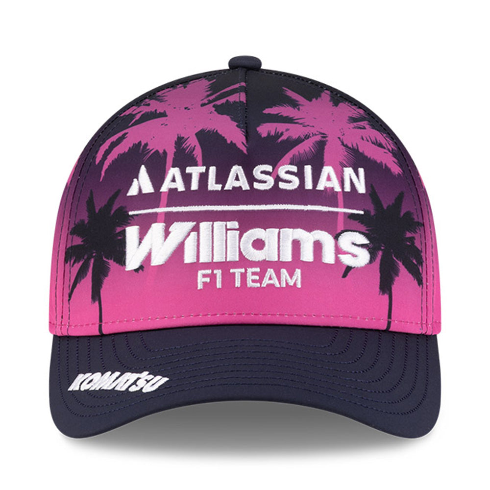 New Era Atlassian Williams F1 Team Miami Race Special Multi 9FORTY M-Crown A-Frame Adjustable Cap