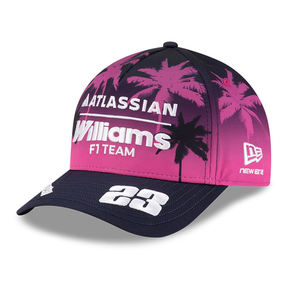 New Era Atlassian Williams F1 Team Alex Albon Miami Race Special Multi 9FORTY M-Crown A-Frame Adjustable Cap