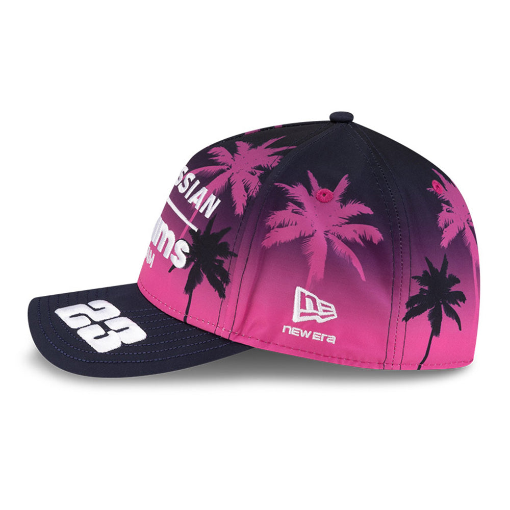 New Era Atlassian Williams F1 Team Alex Albon Miami Race Special Multi 9FORTY M-Crown A-Frame Adjustable Cap