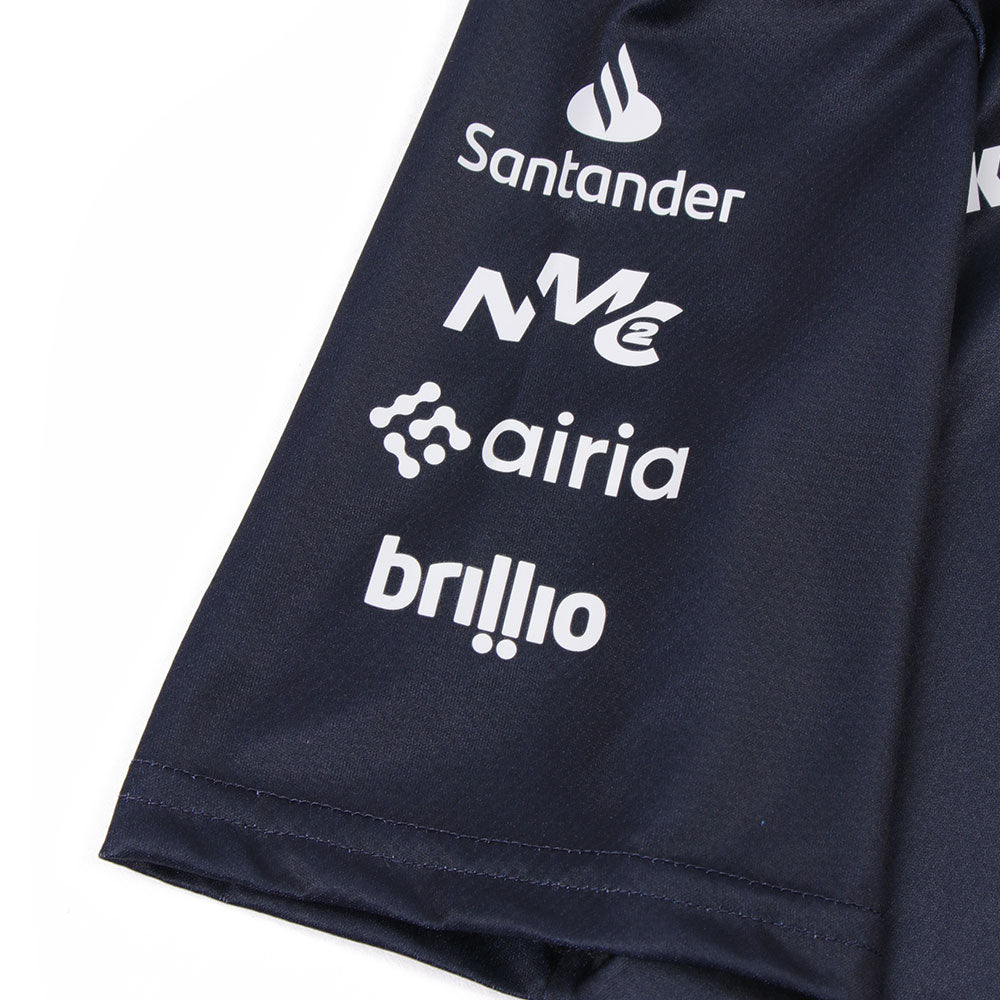 New Era Atlassian Williams F1 Team Navy Tech Short Sleeve Polo Shirt