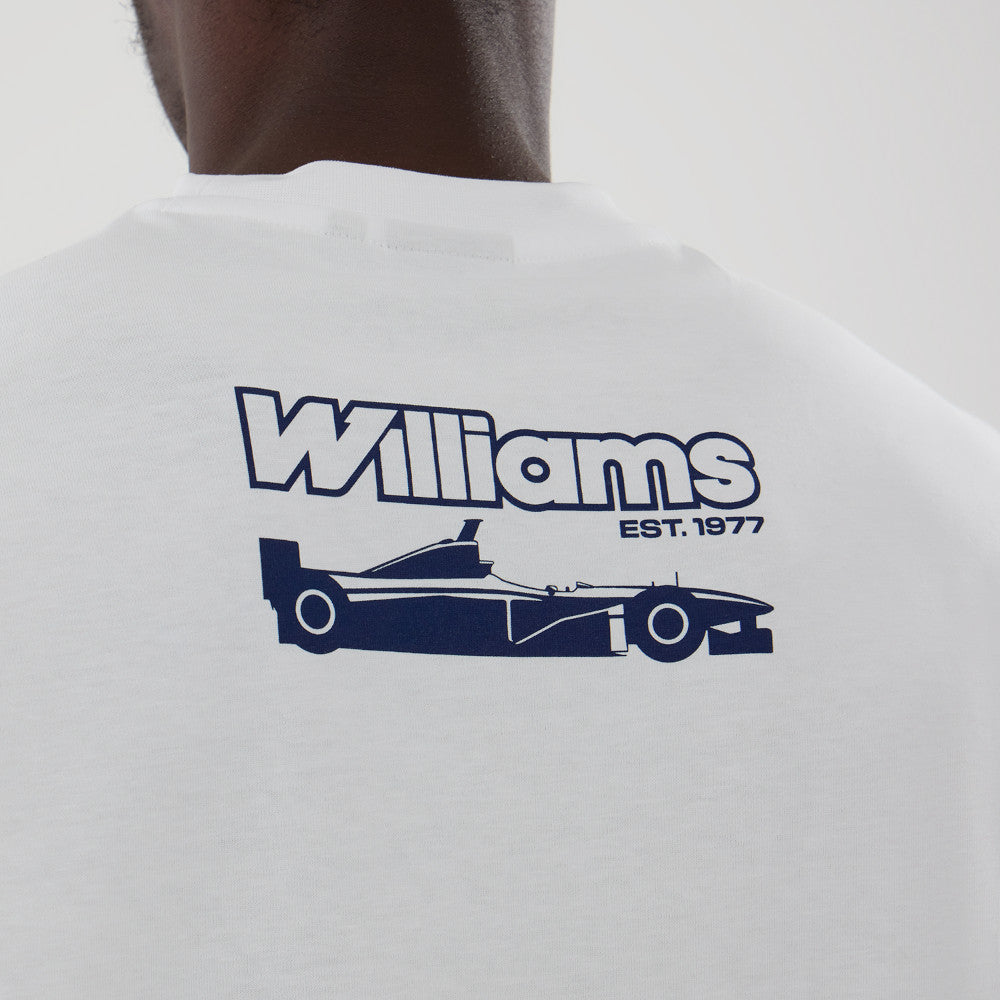 New Era Atlassian Williams F1 Team Japan Race Special White Short Sleeve T-Shirt