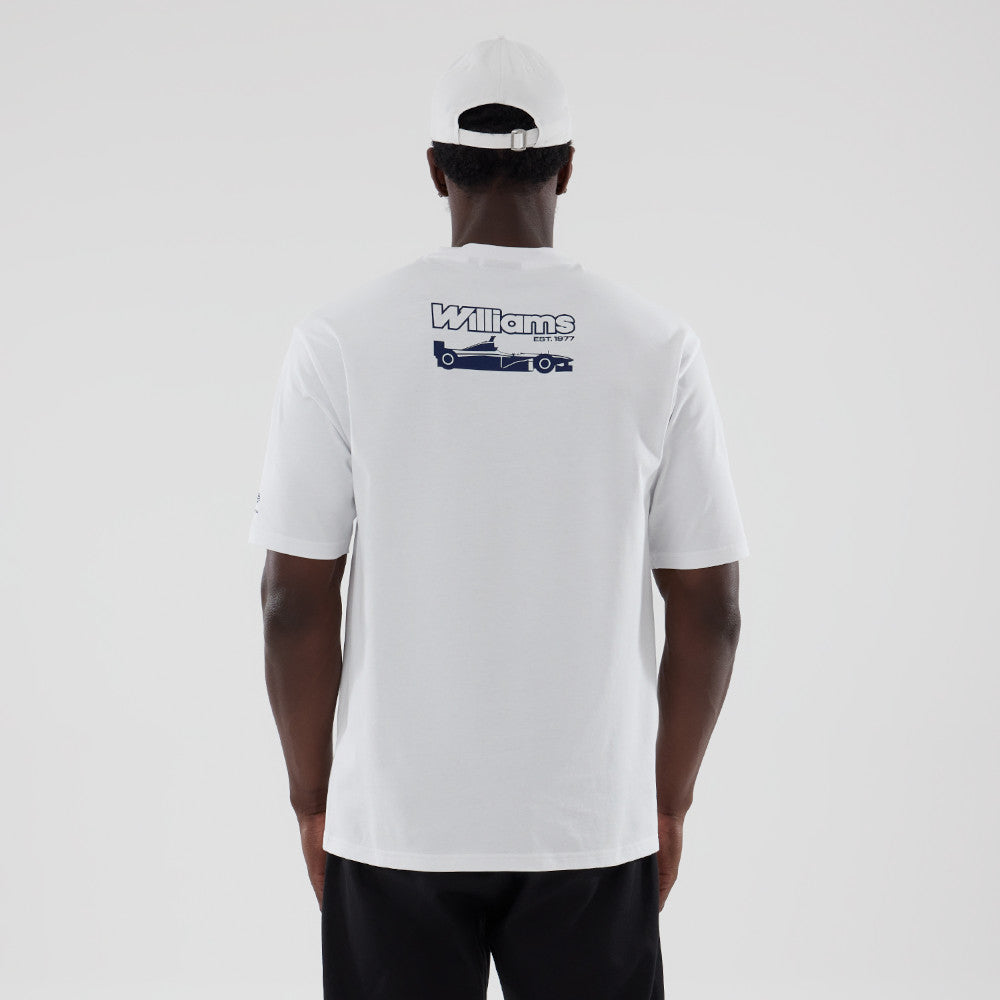 New Era Atlassian Williams F1 Team Japan Race Special White Short Sleeve T-Shirt