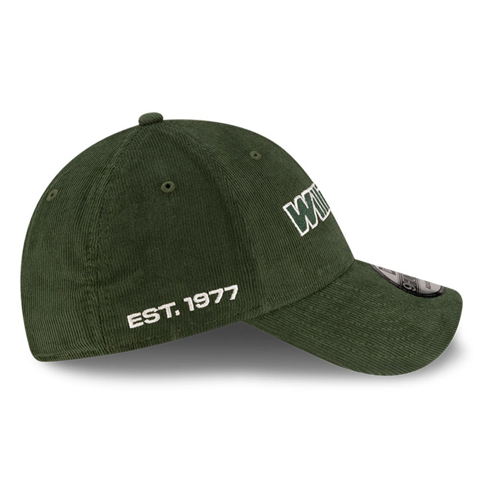 New Era Atlassian Williams F1 Team Dark Green Traditional Corduroy 9FORTY Adjustable Cap