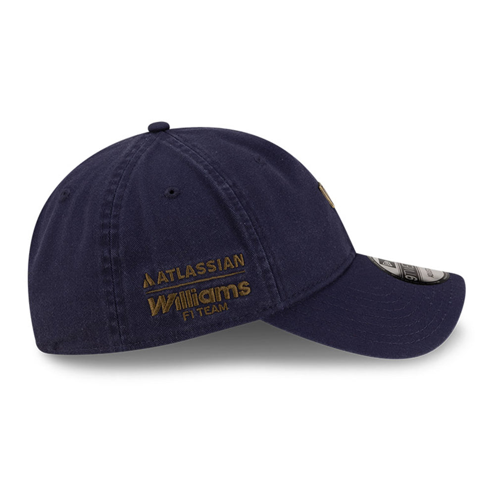 New Era Atlassian Williams F1 Team Navy Traditional Washed 9TWENTY Adjustable Cap