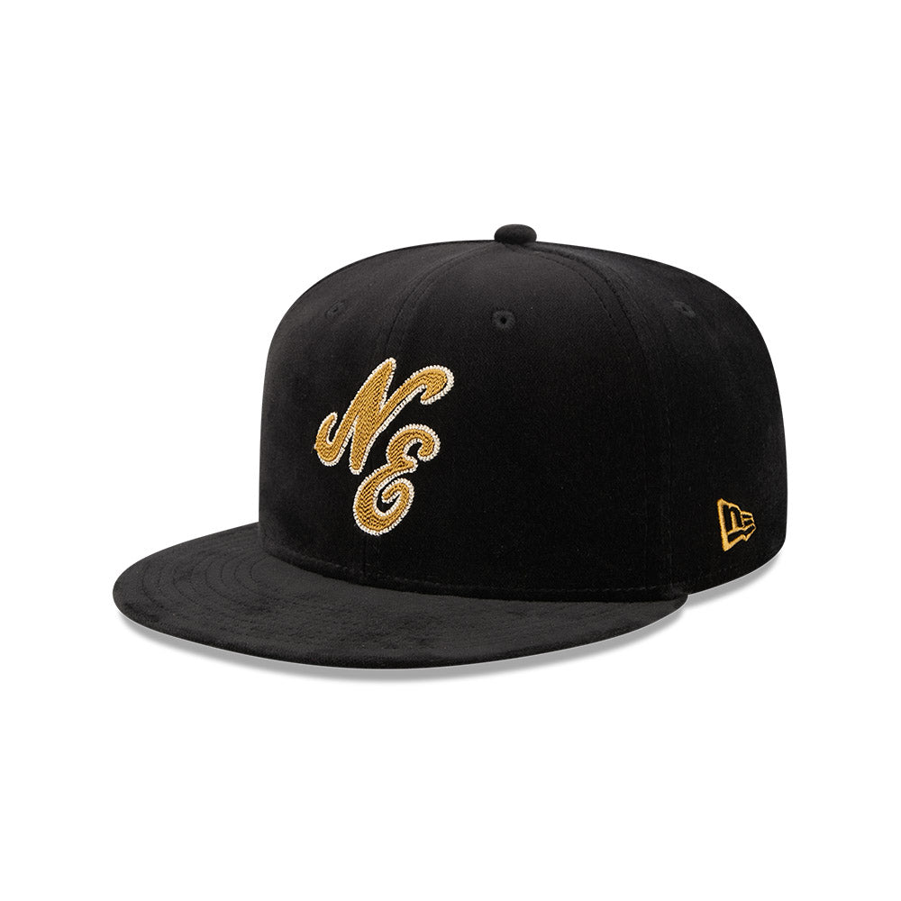 New Era Script Patch 59FIFTY Day 2026 34173 Black Gold 59FIFTY Fitted Cap