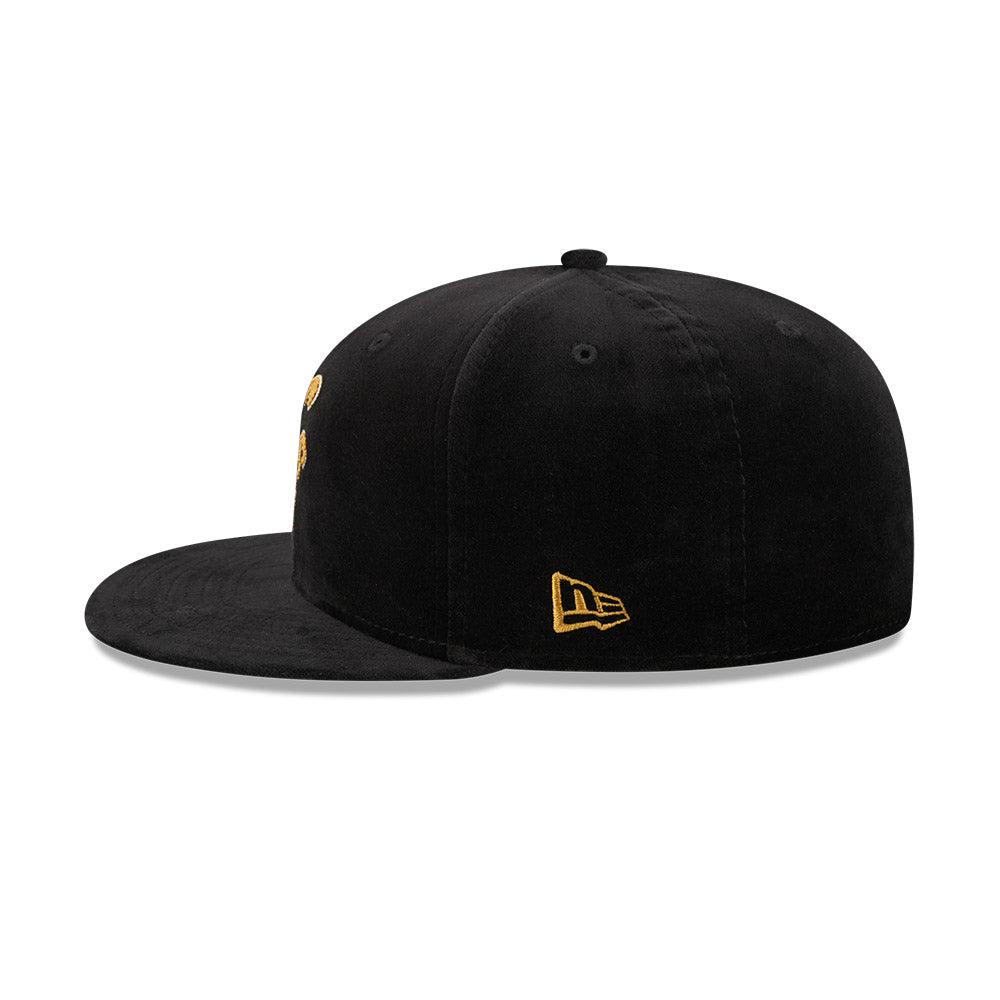New Era Script Patch 59FIFTY Day 2026 34173 Black Gold 59FIFTY Fitted Cap