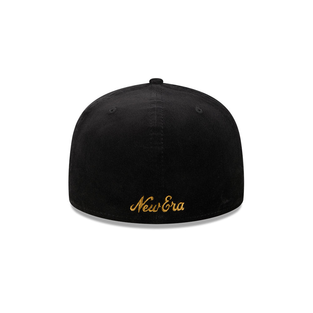 New Era Script Patch 59FIFTY Day 2026 34173 Black Gold 59FIFTY Fitted Cap