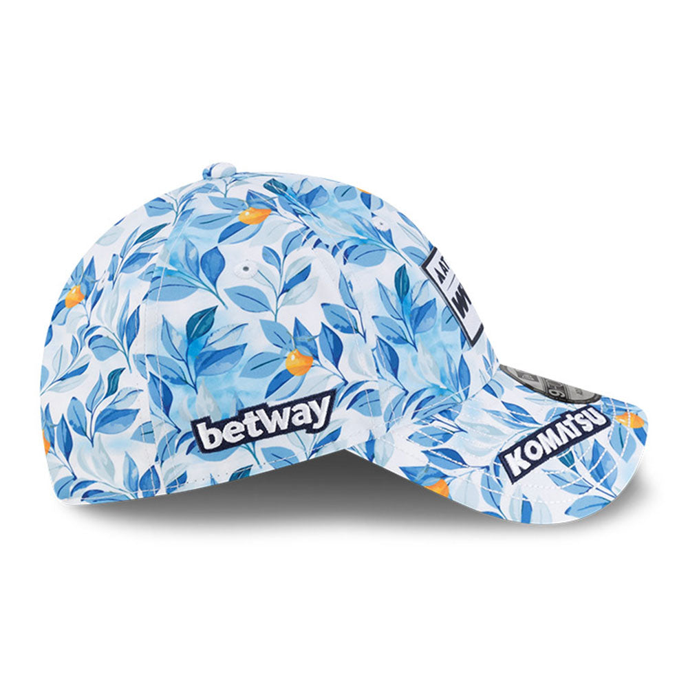 New Era Atlassian Williams F1 Team Alex Albon Barcelona Race Special White Multi 9FORTY Adjustable Cap