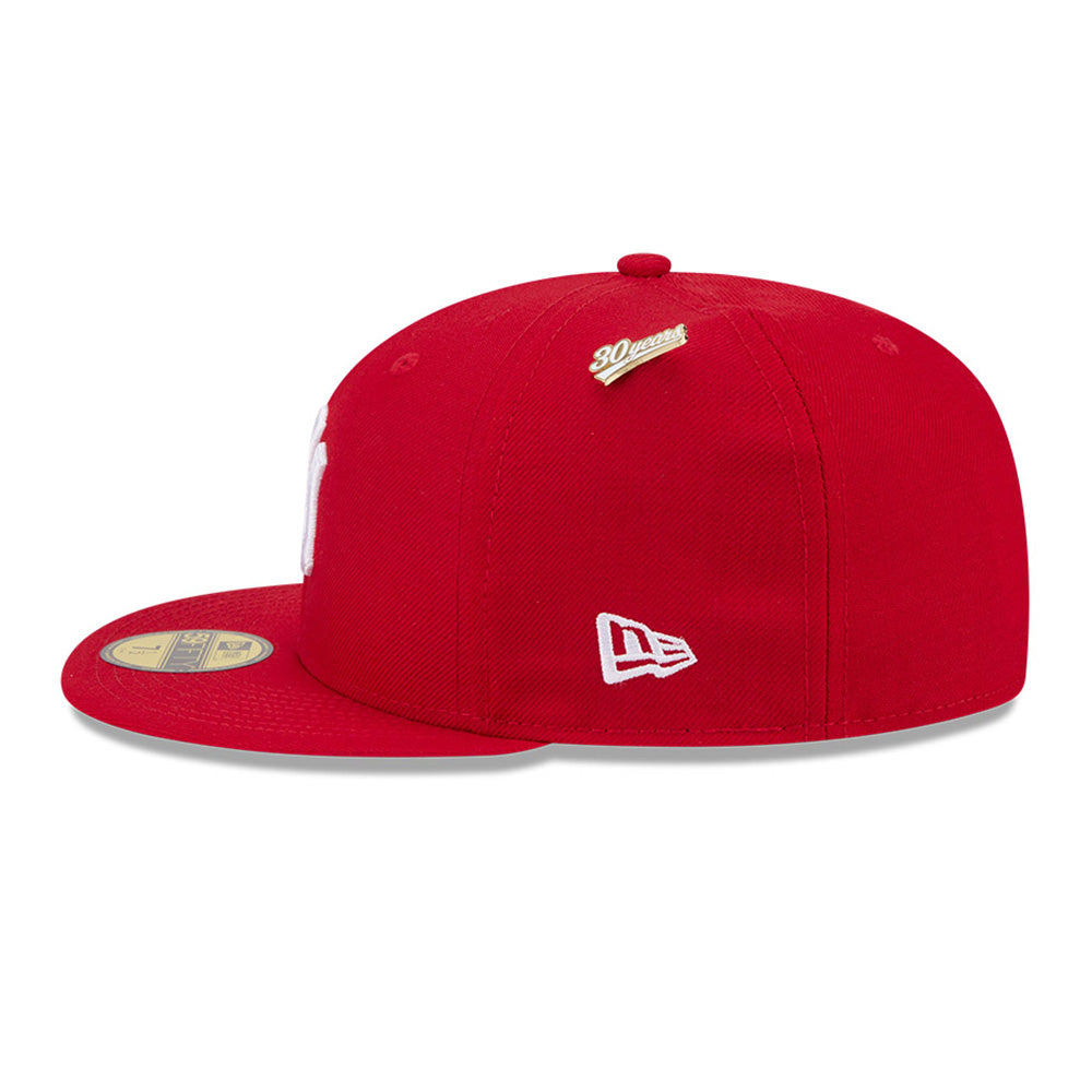 New Era x Spike Lee 35551 New York Yankees Scarlet Red 59FIFTY Fitted Cap (Online Exclusive)