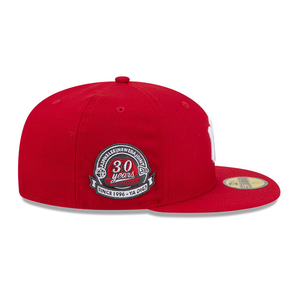 New Era x Spike Lee 35551 New York Yankees Scarlet Red 59FIFTY Fitted Cap (Online Exclusive)