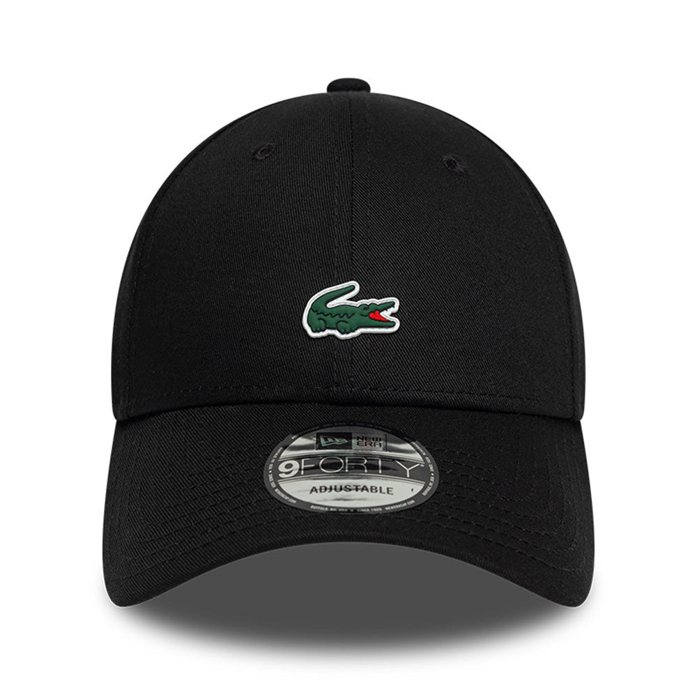 New Era x Lacoste Core Black 9FORTY Adjustable Cap