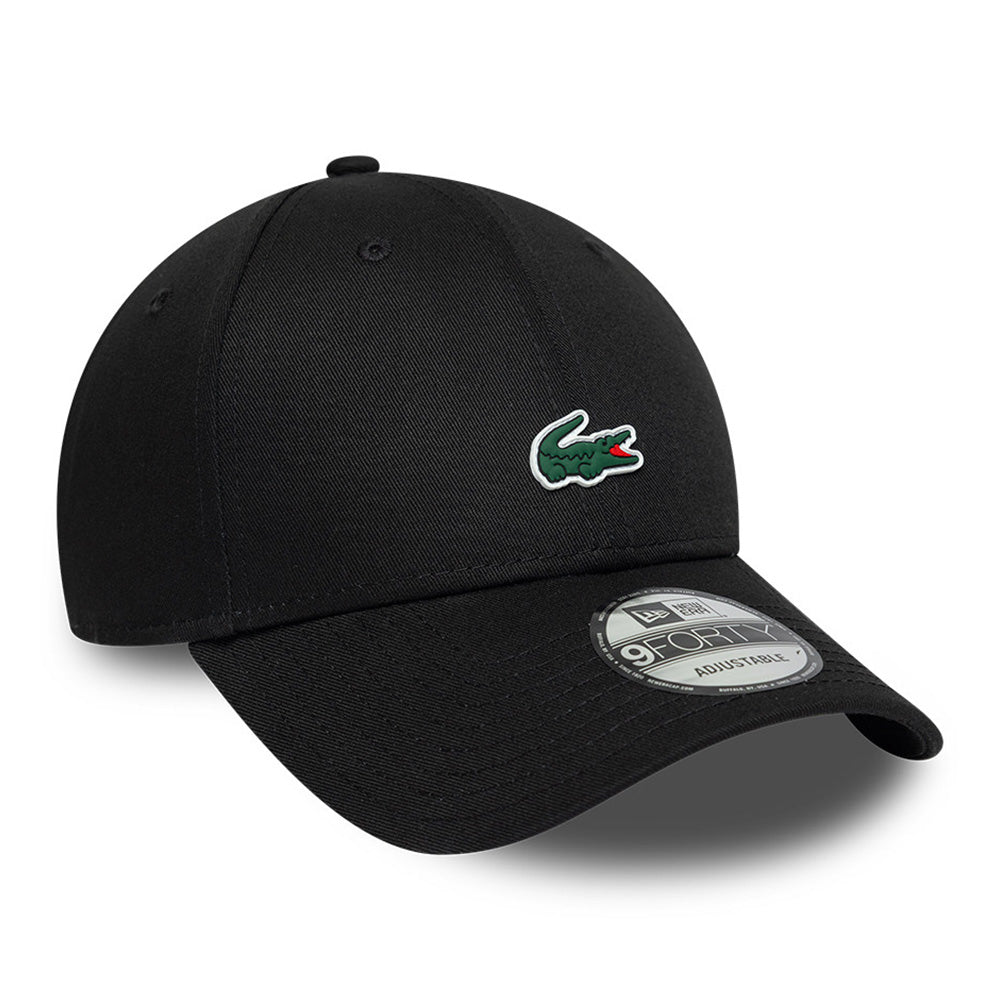 New Era x Lacoste Core Black 9FORTY Adjustable Cap