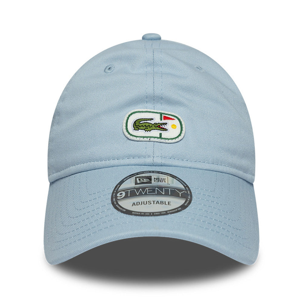 New Era x Lacoste Ball Light Blue 9TWENTY Adjustable Cap