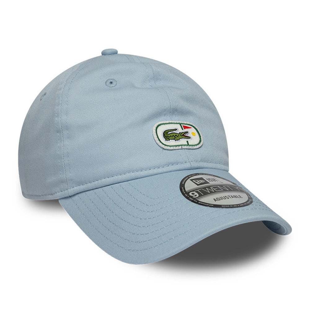 New Era x Lacoste Ball Light Blue 9TWENTY Adjustable Cap