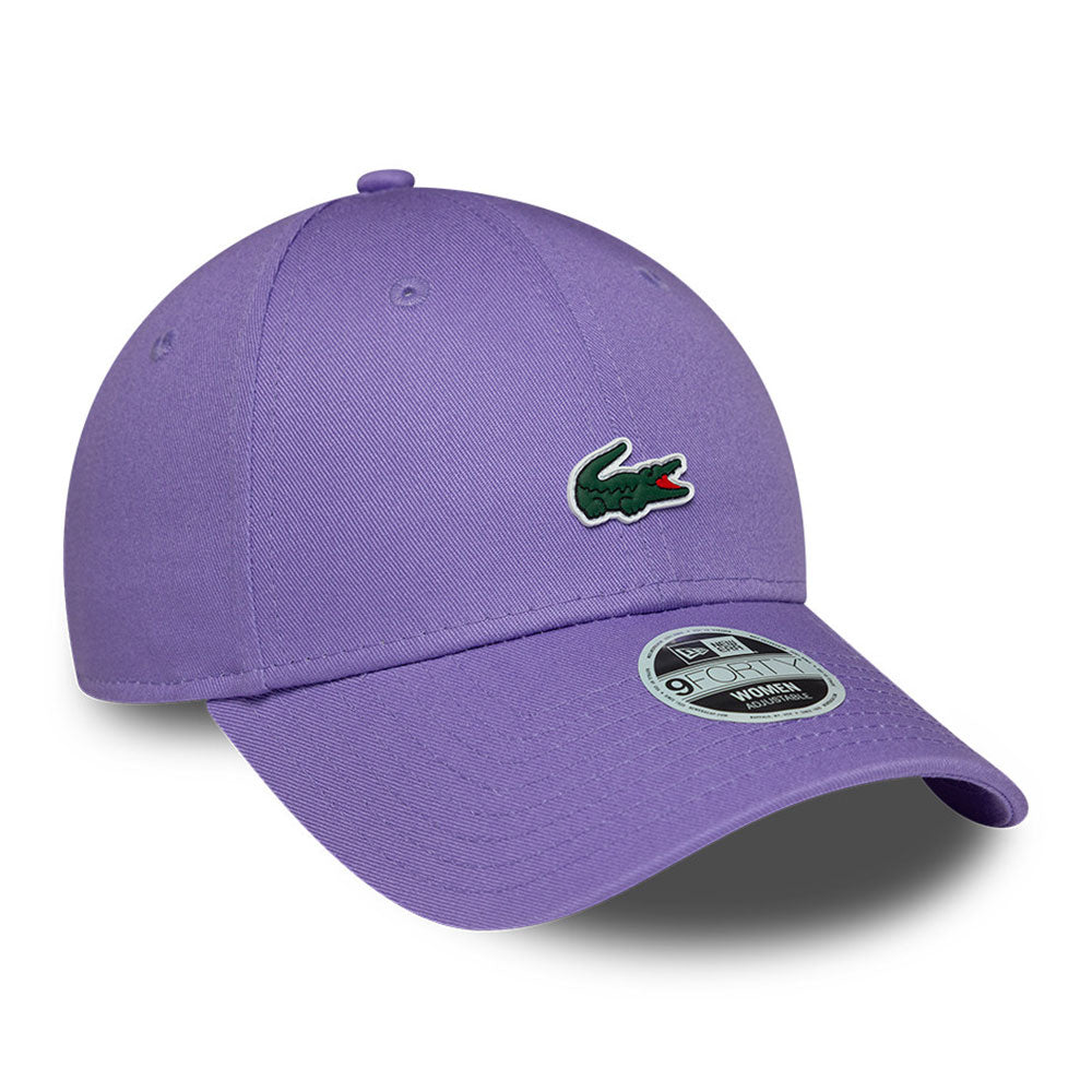 New Era x Lacoste Core Lavender Womens 9FORTY Adjustable Cap