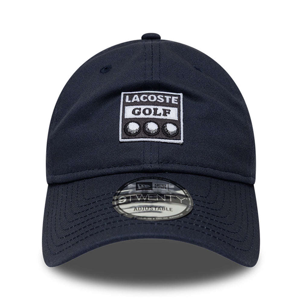 New Era x Lacoste Ball Navy 9TWENTY Adjustable Cap