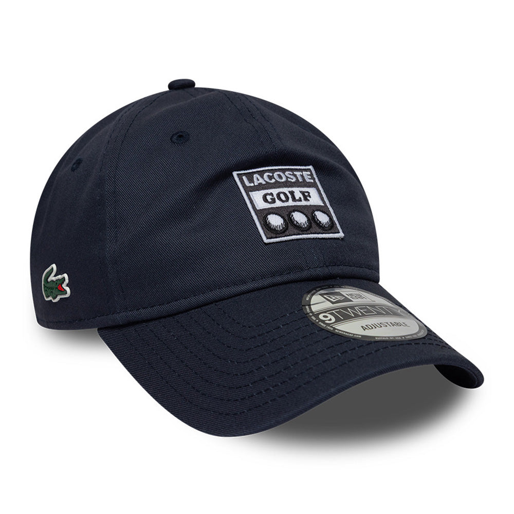 New Era x Lacoste Ball Navy 9TWENTY Adjustable Cap