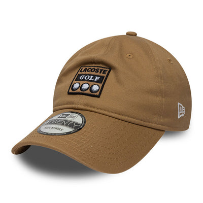 New Era x Lacoste Ball Khaki 9TWENTY Adjustable Cap