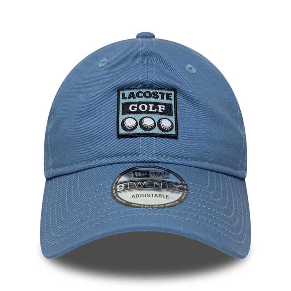 New Era x Lacoste Ball Blue 9TWENTY Adjustable Cap