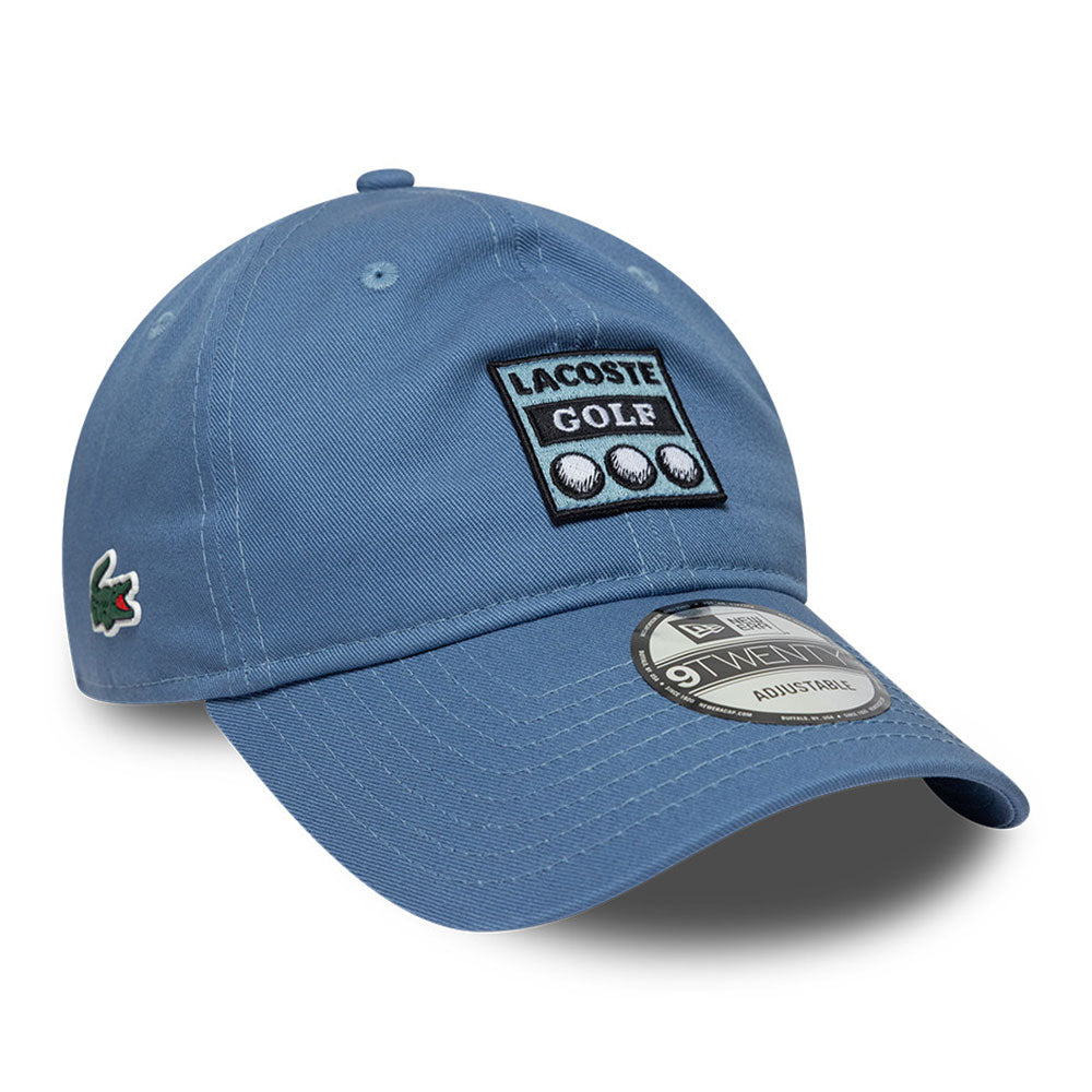 New Era x Lacoste Ball Blue 9TWENTY Adjustable Cap