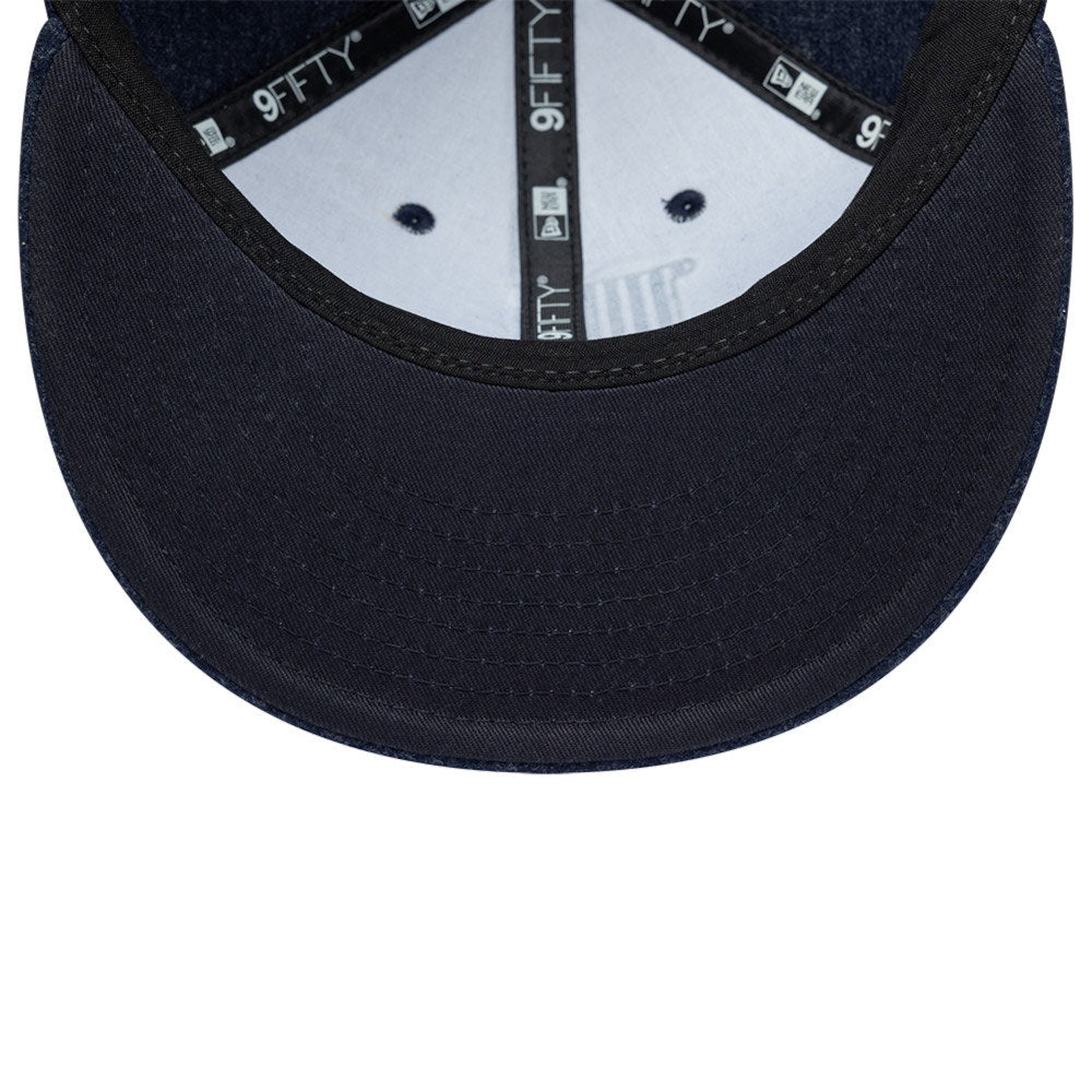 New Era x Lacoste Front Ptach Navy 9FIFTY Retro Crown 9FIFTY Snapback Cap