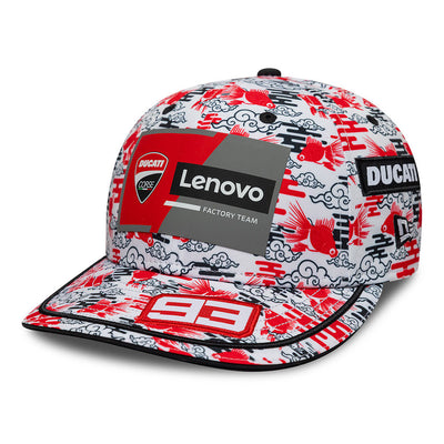 New Era Ducati Race Japan White Marc Márquez 9FIFTY Low Profile Adjustable Cap