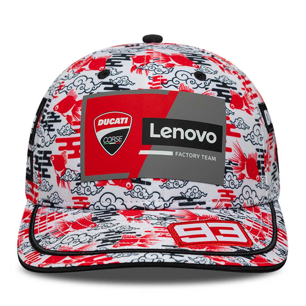 New Era Ducati Race Japan White Marc Márquez 9FIFTY Low Profile Adjustable Cap