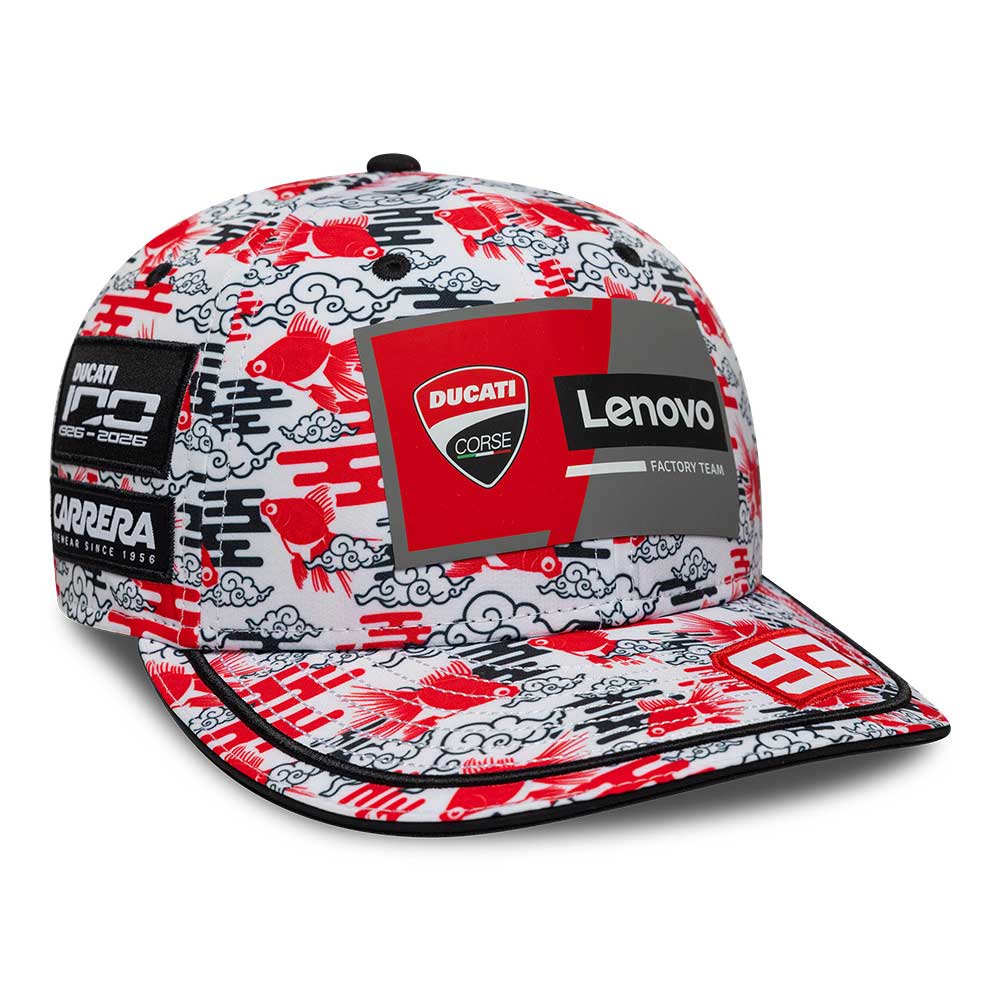 New Era Ducati Race Japan White Marc Márquez 9FIFTY Low Profile Adjustable Cap