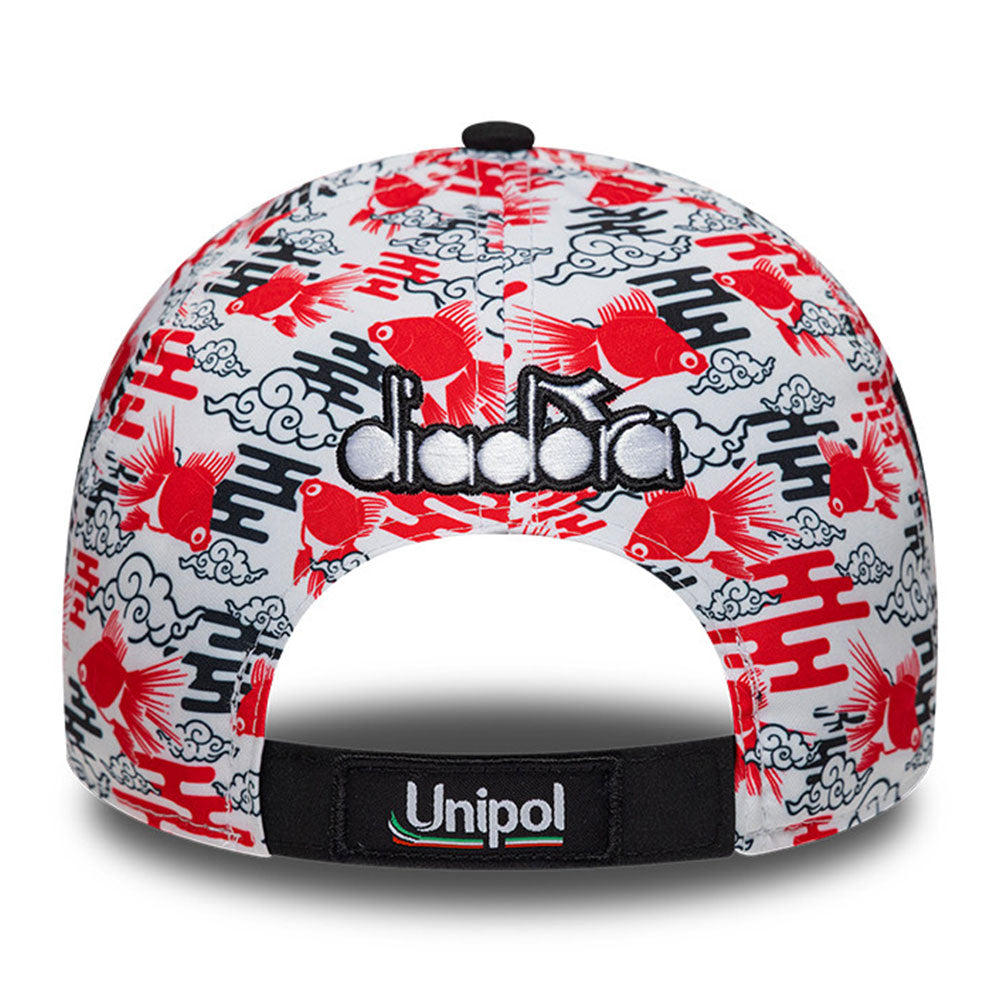 New Era Ducati Race Japan White 9FORTY A-Frame Adjustable Cap