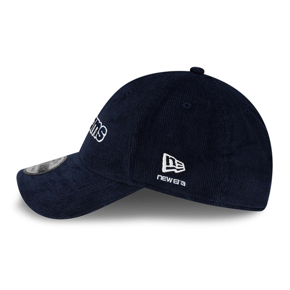 New Era Atlassian Williams Seasonal A26 Lifestyle Corduroy Navy 9FORTY Adjustable Cap