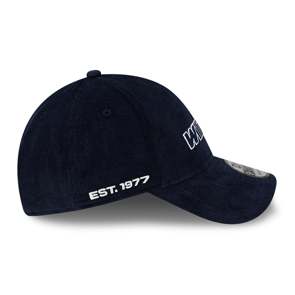 New Era Atlassian Williams Seasonal A26 Lifestyle Corduroy Navy 9FORTY Adjustable Cap