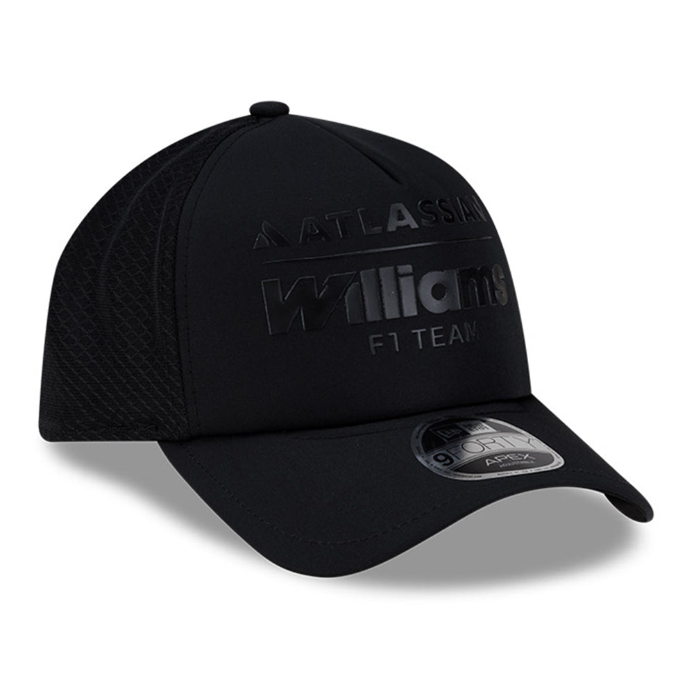 New Era Atlassian Williams Seasonal A26 Lifestyle Black 9FORTY APEX Adjustable Cap