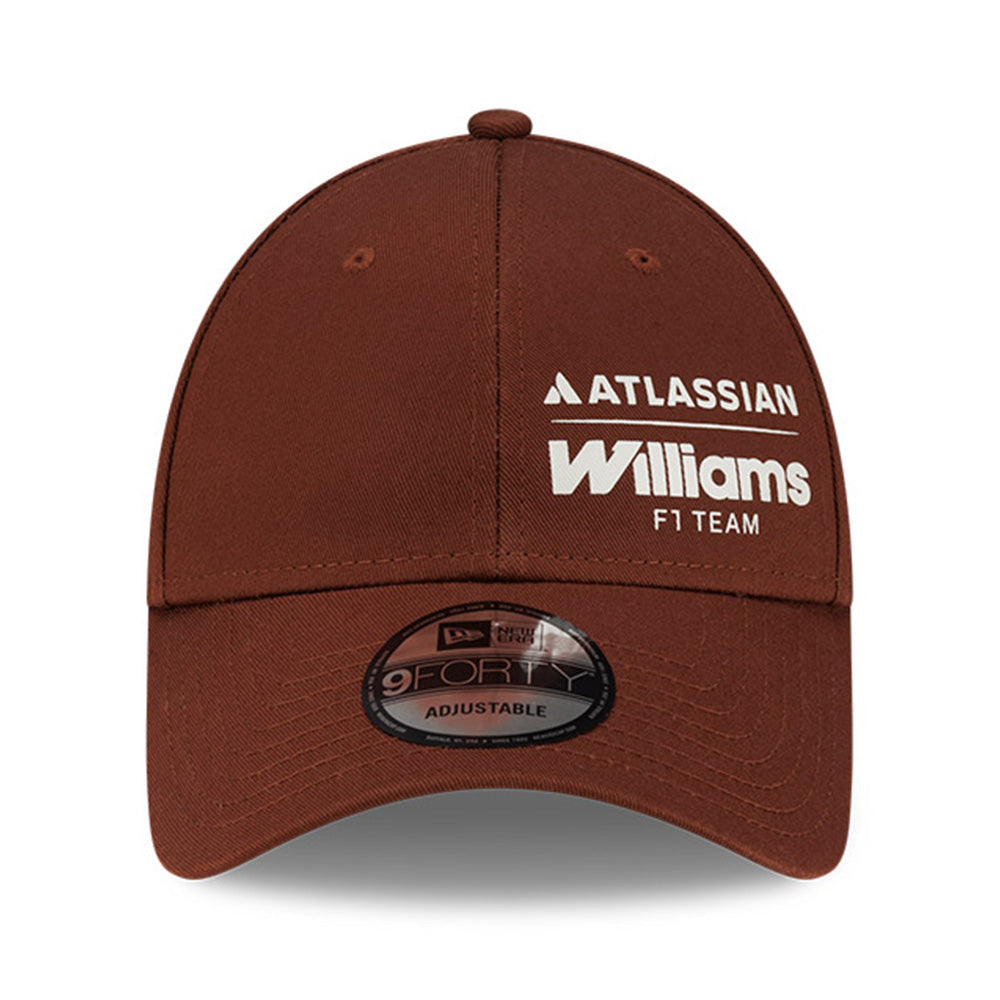 New Era Atlassian Williams Seasonal A26 Lifestyle Dark Brown 9FORTY Adjustable Cap