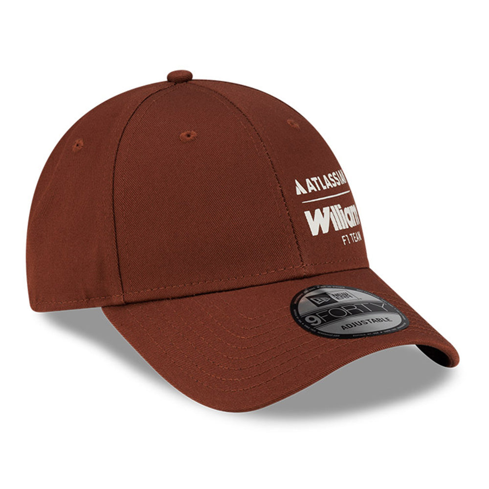 New Era Atlassian Williams Seasonal A26 Lifestyle Dark Brown 9FORTY Adjustable Cap
