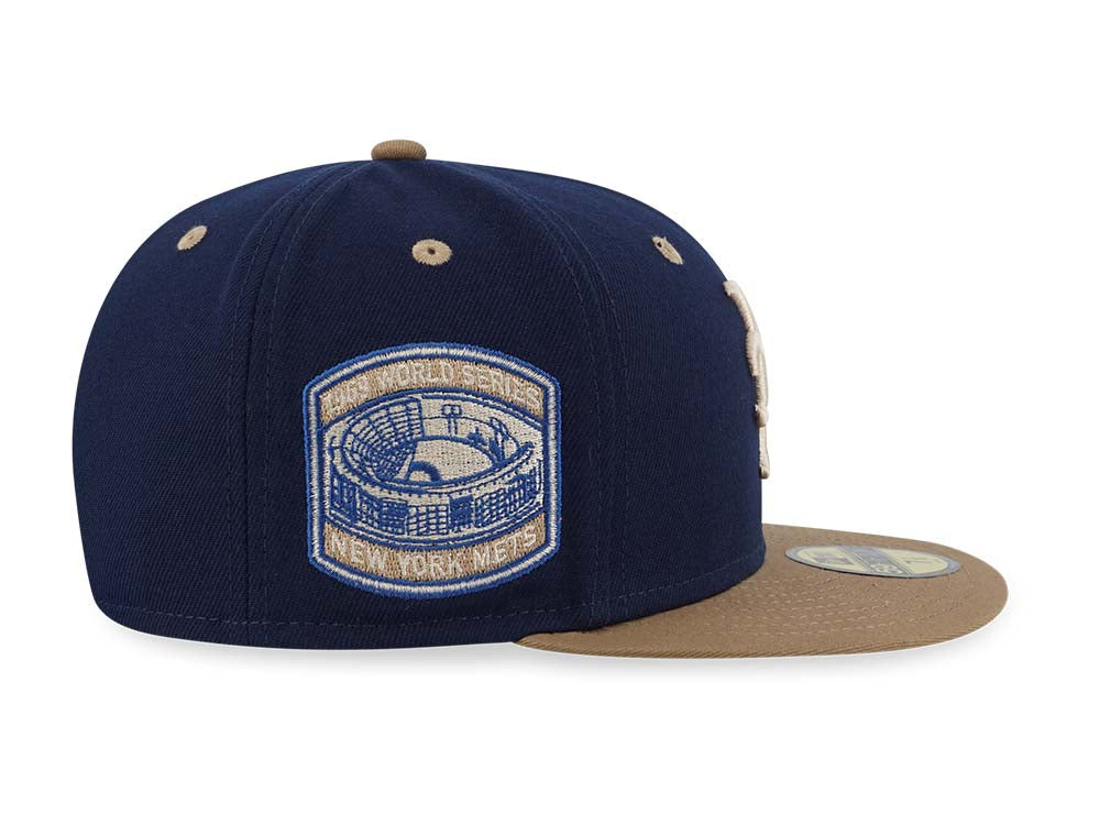 New York Mets MLB Cooperstown Oceanside Blue 59FIFTY Fitted Cap