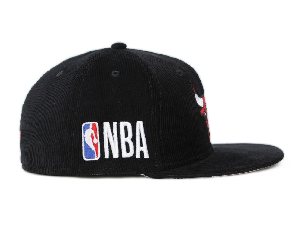 Chicago Bulls NBA Throwback Corduroy Black 59FIFTY Fitted Cap