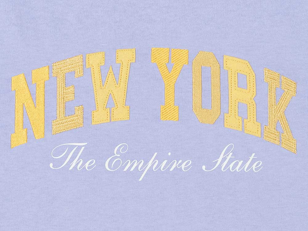 New Era New York Mix Treatment Lavender Short Sleeve T-Shirt