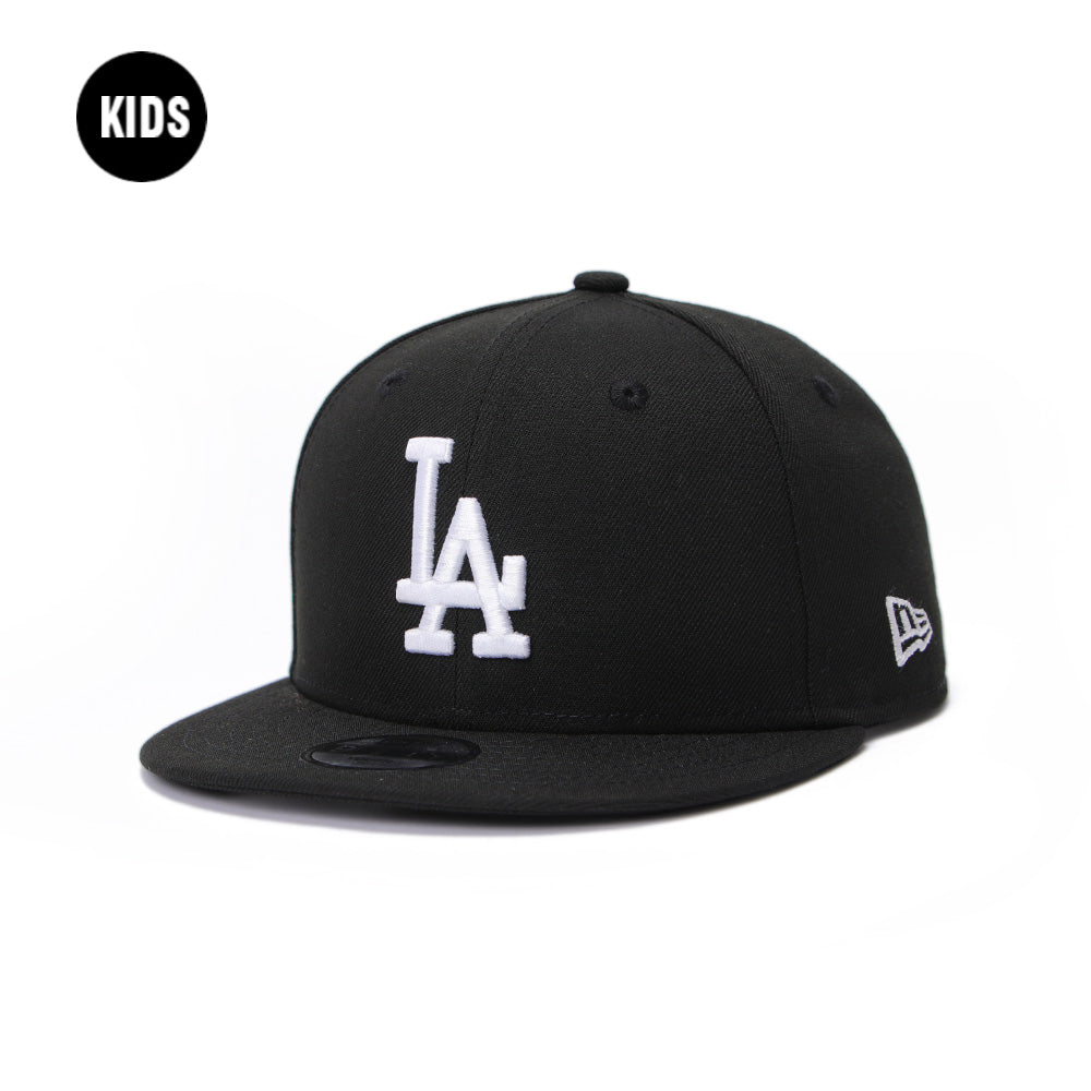New Era Los Angeles Dodgers Essential Black 9FIFTY Youth Snapback Cap
