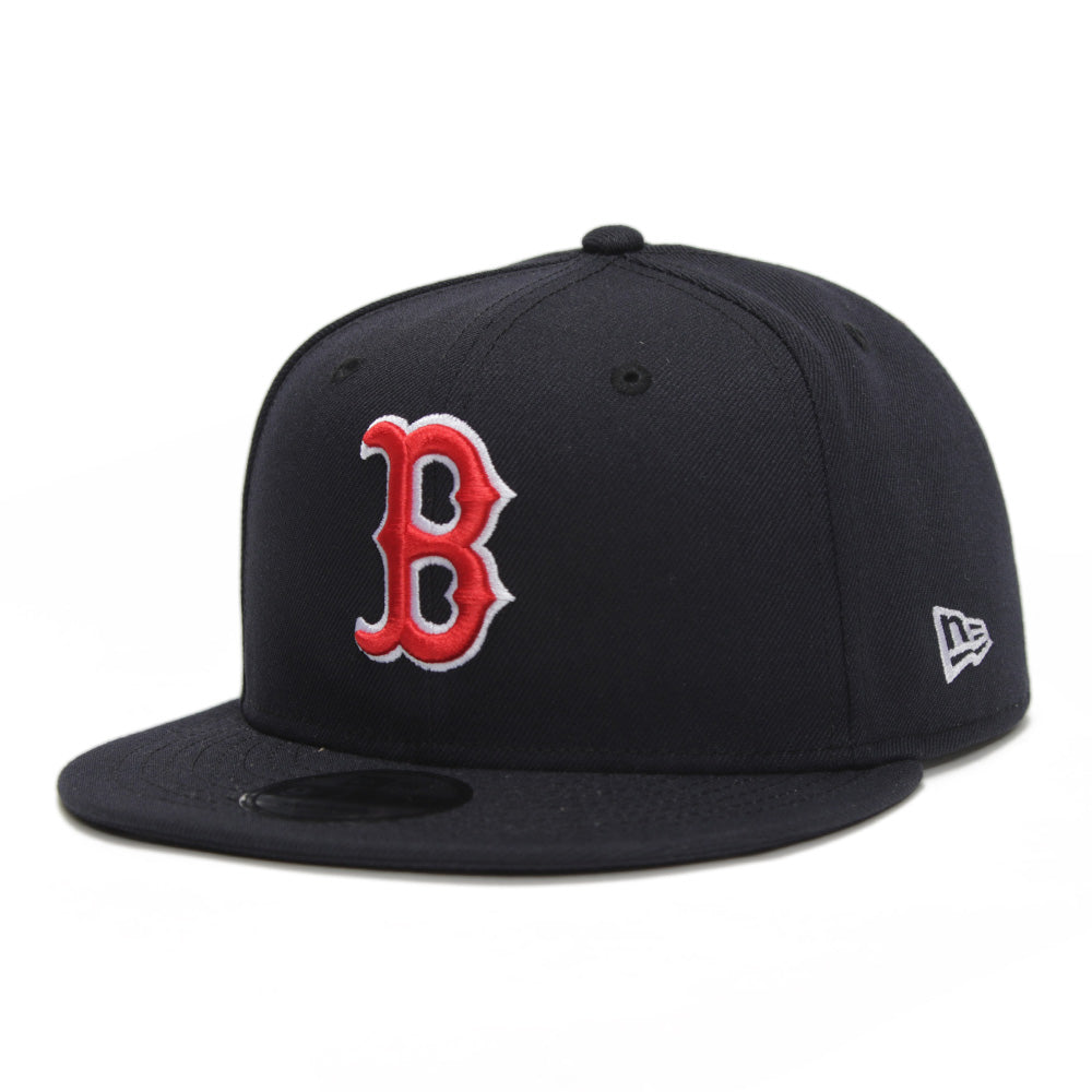 Boston Red Sox MLB Official Team Color Navy 9FIFTY Snapback Cap