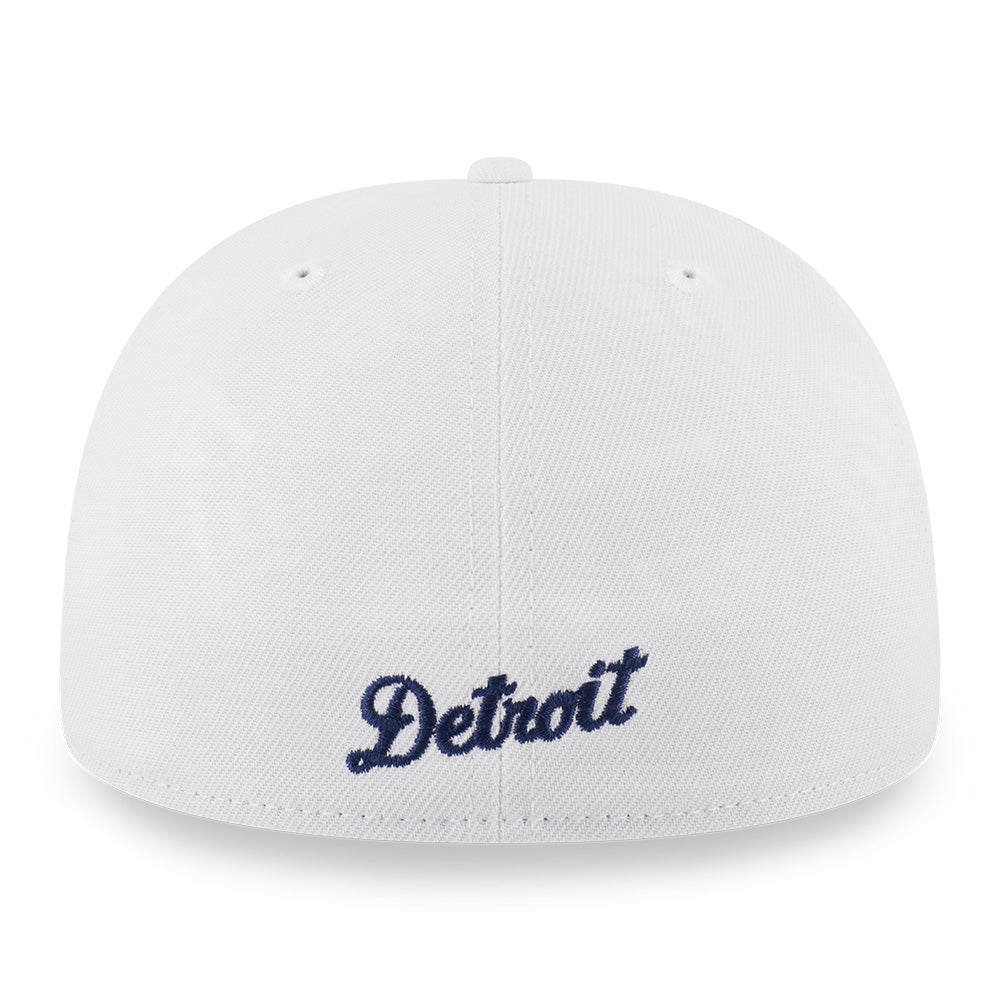 New Era Detroit Tigers Flawless White 39THIRTY Stretch Fitted Cap