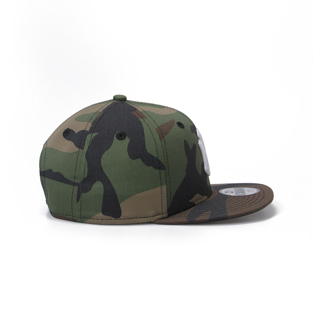 New Era New York Yankees Woodlands Camo Youth 9FIFTY Snapback Cap