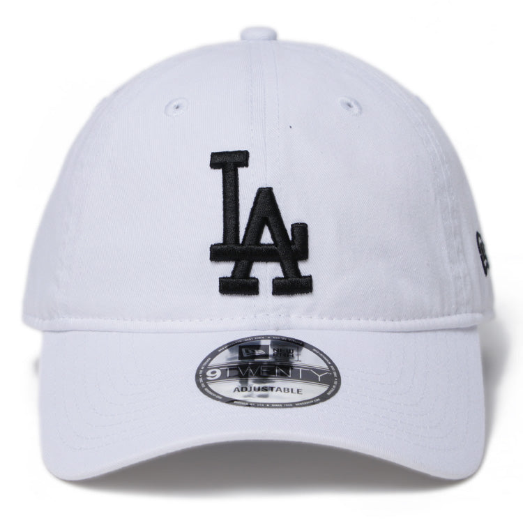 Los Angeles Dodgers MLB Black on White 9TWENTY Adjustable Cap (Essential)