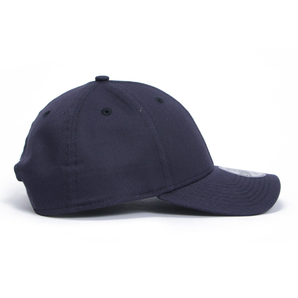 New Era Plain Blank Navy 9FORTY Snapback Cap