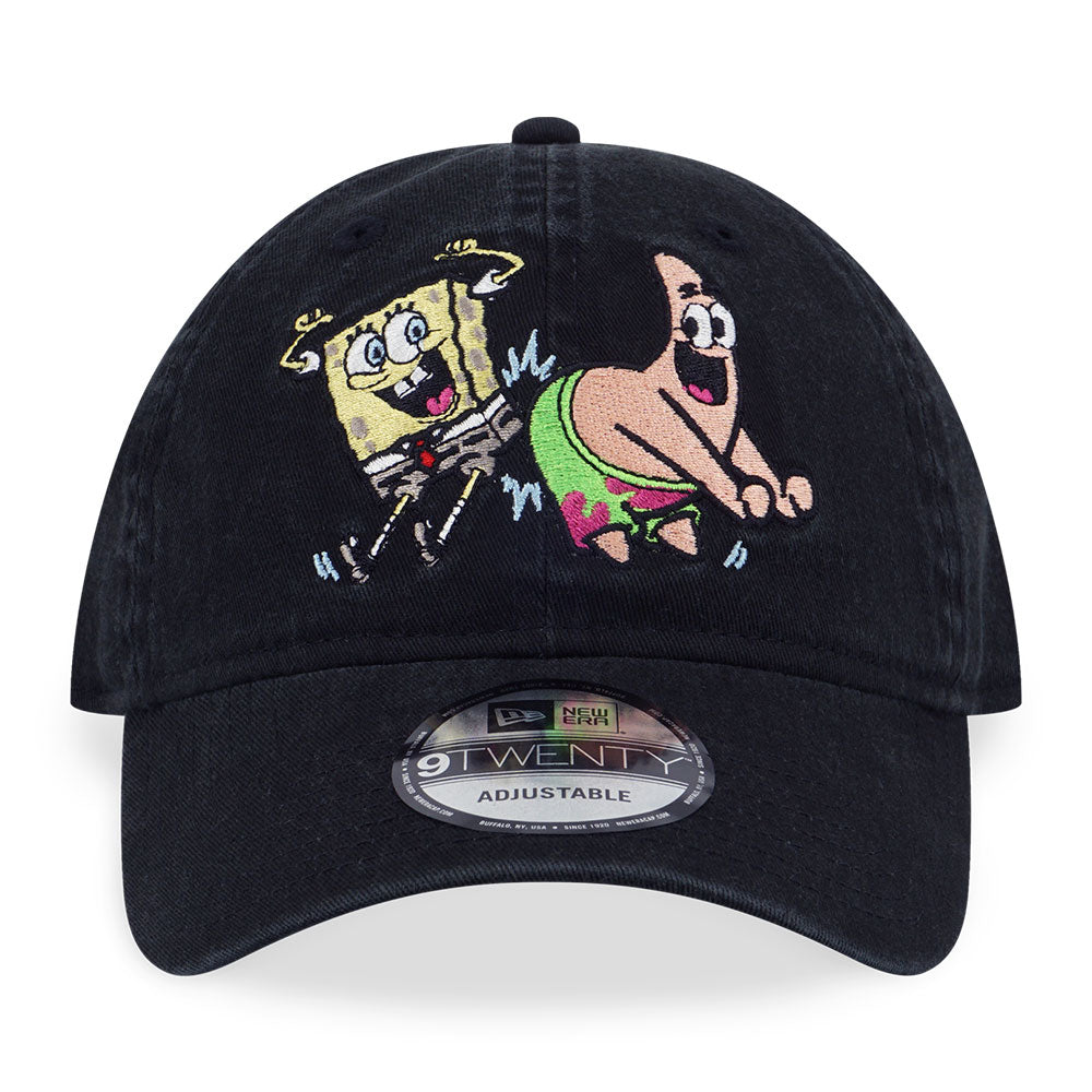 New Era x Nickelodeon Spongebob and Patrick Black 9TWENTY Adjustable Cap