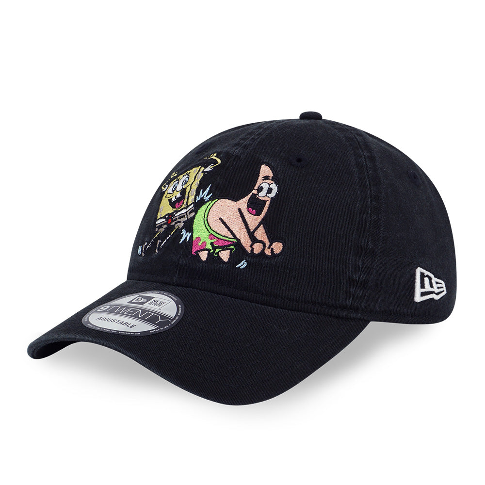 New Era x Nickelodeon Spongebob and Patrick Black 9TWENTY Adjustable Cap