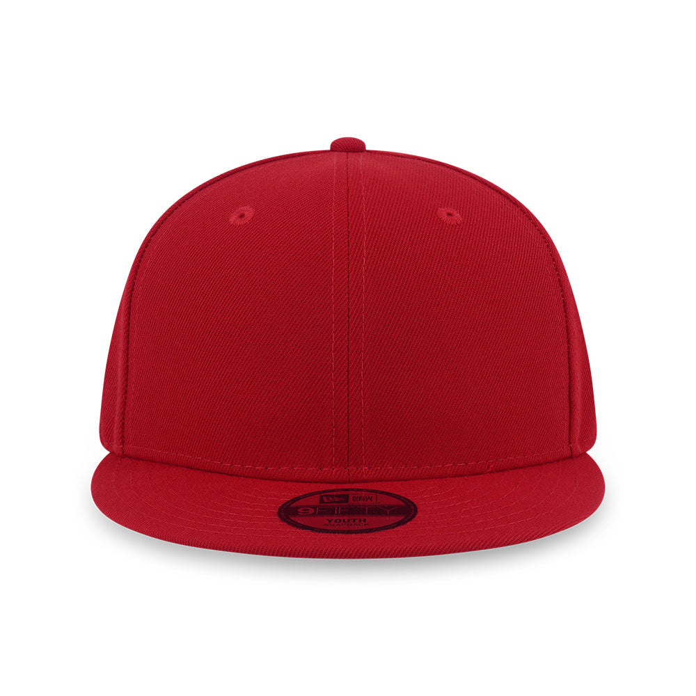 New Era Country Color 2026 Scarlet Red Youth 9FIFTY Adjustable Cap