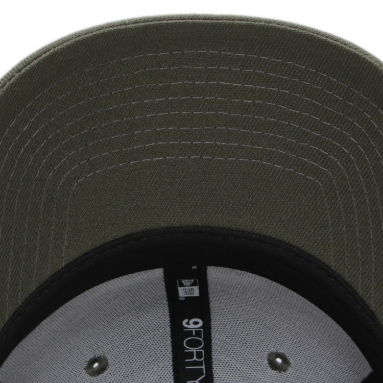 New Era New Olive Pill 9FORTY Snapback Cap